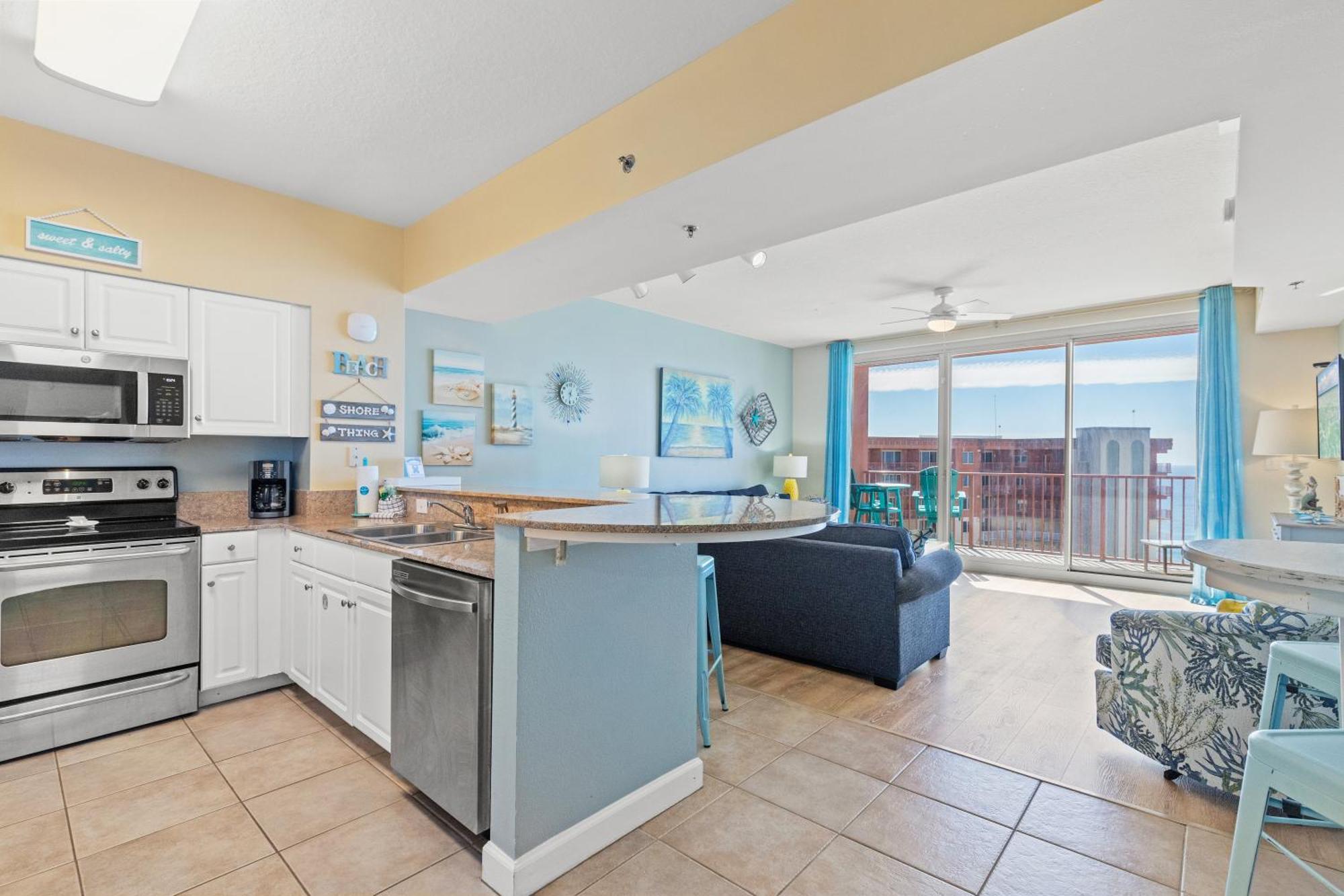 Penthouse With Beautiful Beach Views! 1 Bedroom, 2 Bathroom Penthouse! Panama City Beach Exteriör bild